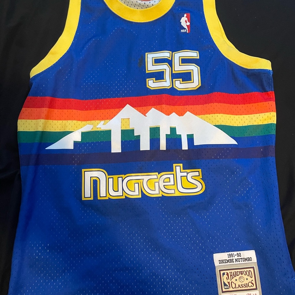 Mitchell & Ness Blue Hardwood Classics Jersey